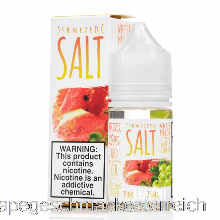 Wassermelone, Weiße Traube – Skwezed-Salze – 30 Ml, 25 Mg Vape-Geschmack